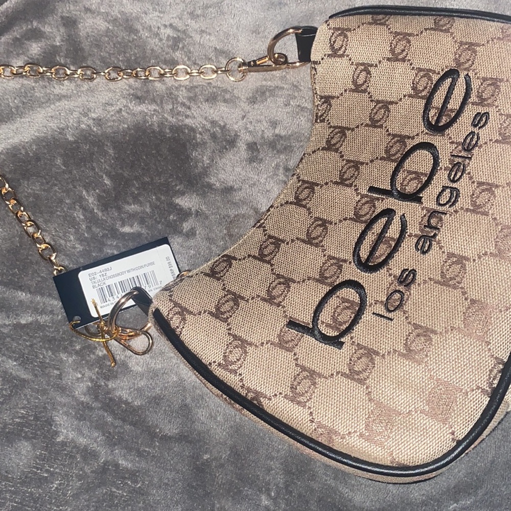 cute and stylish y2k brown and beige bebe purse - Picture 4 of 6